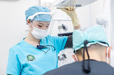 レーザーを使用した虫歯治療 イメージ画像