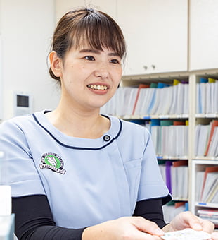 受付対応の写真